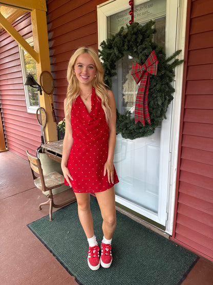 Cherry Girl Polka Dress