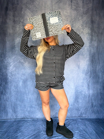 How Cozy! Soft Stripe Set (TOP ONLY)