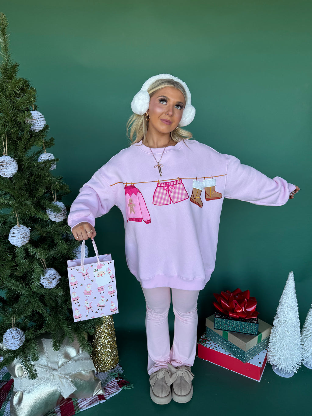 Holiday Hanging Outfit Crewneck FINAL SALE