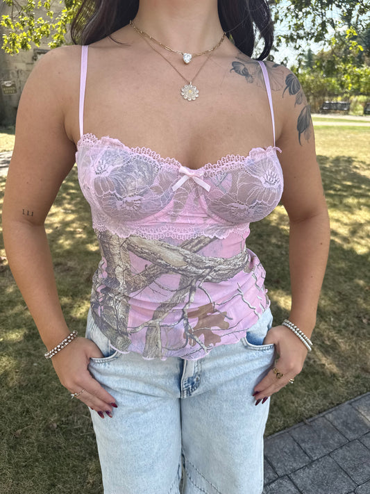 Baby Blushing Camo Tank