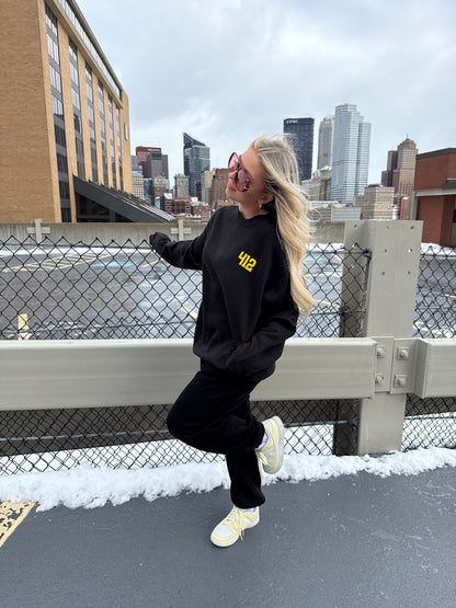 412, W/ Love PGH in Black/Yellow