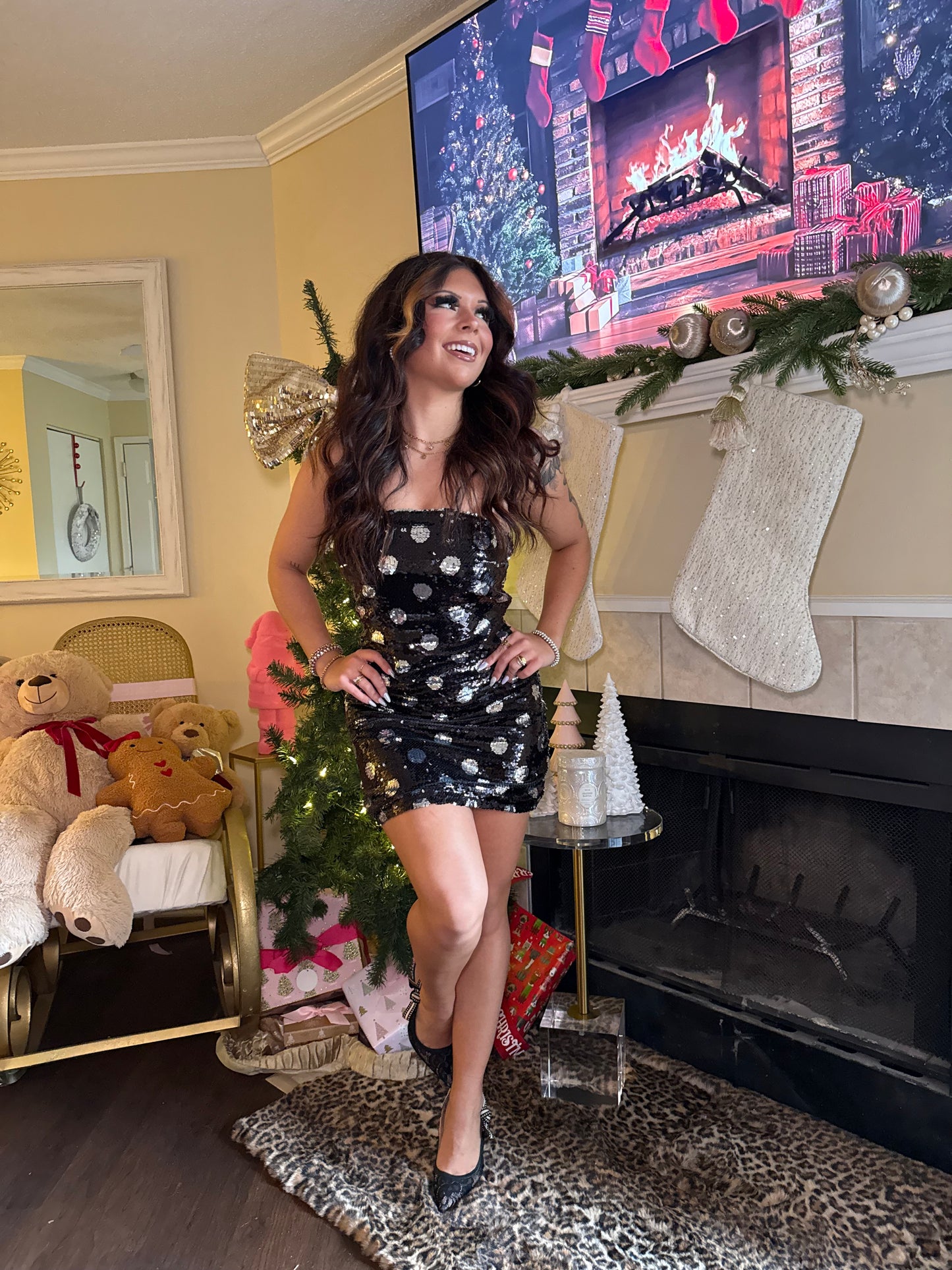 Polkadotted Pleaser Dress