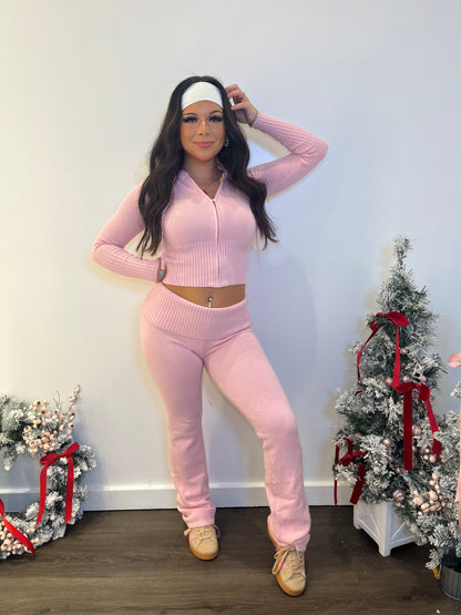 Misty Rose Sweater Set (Pants)