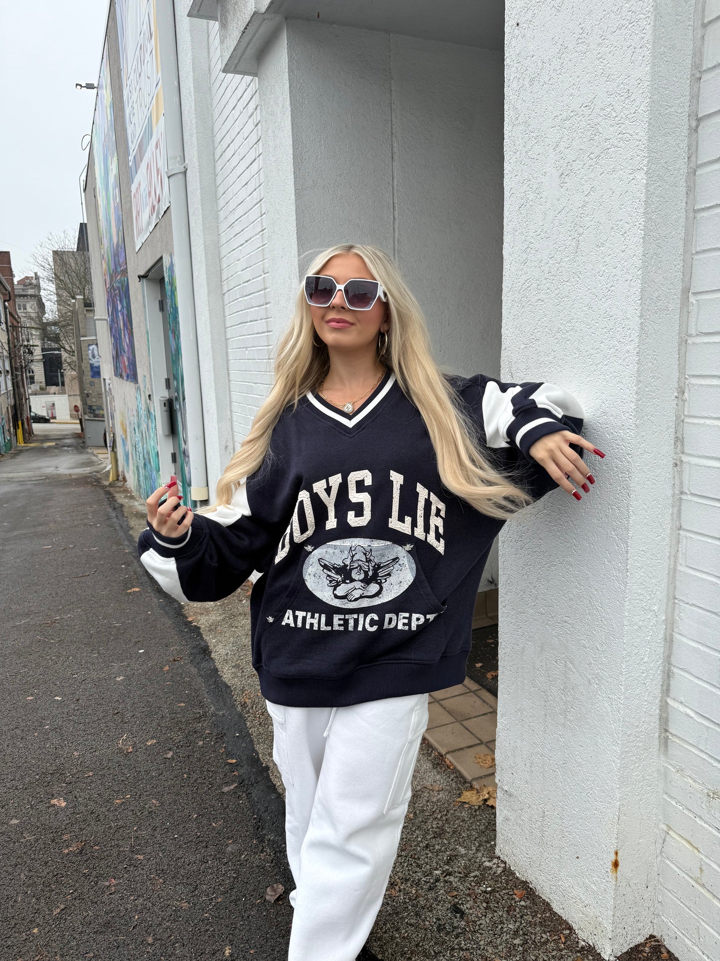 Boys Lie Athletics Hayley V-Neck