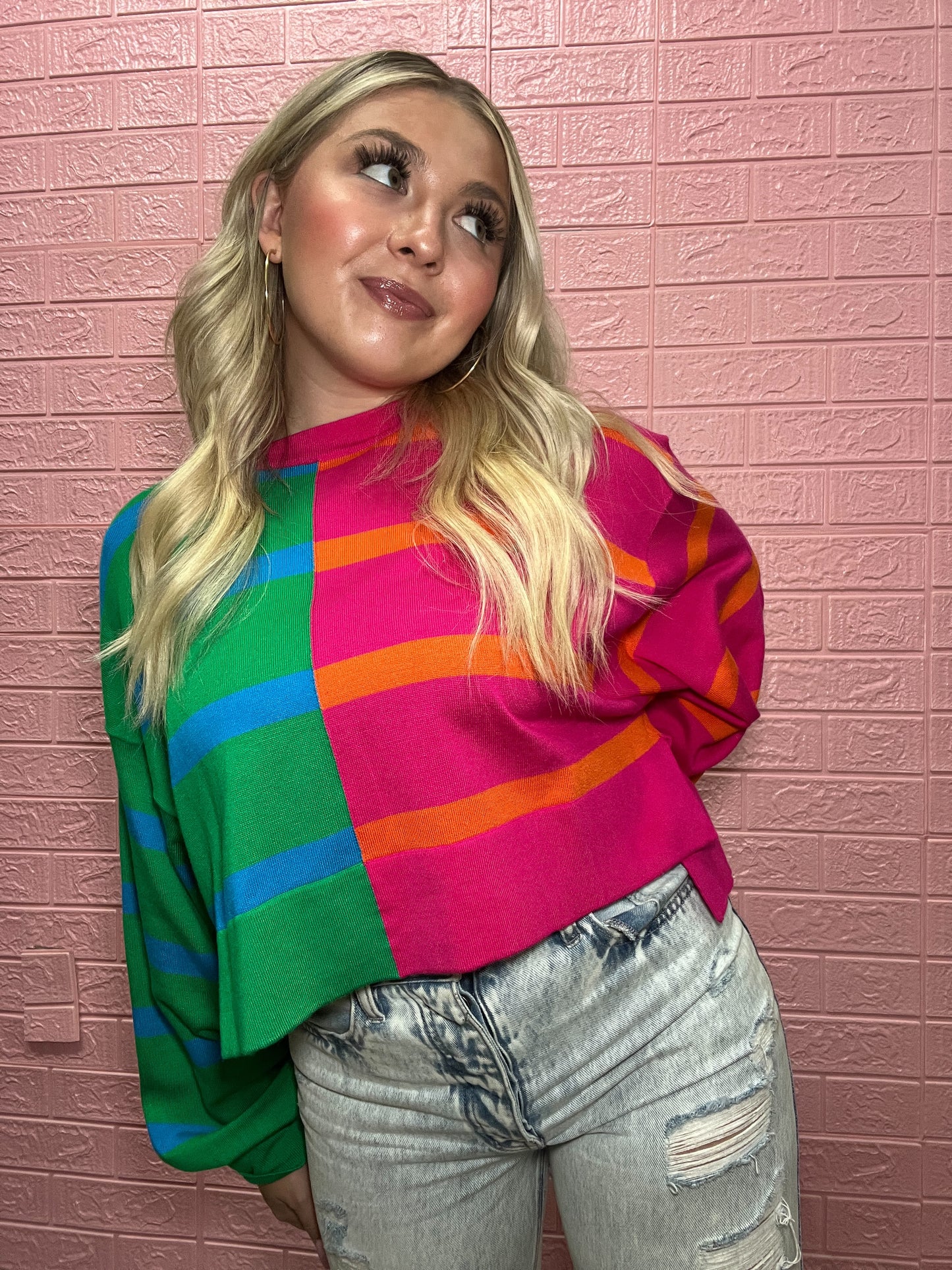 Colorful Hue Sweater