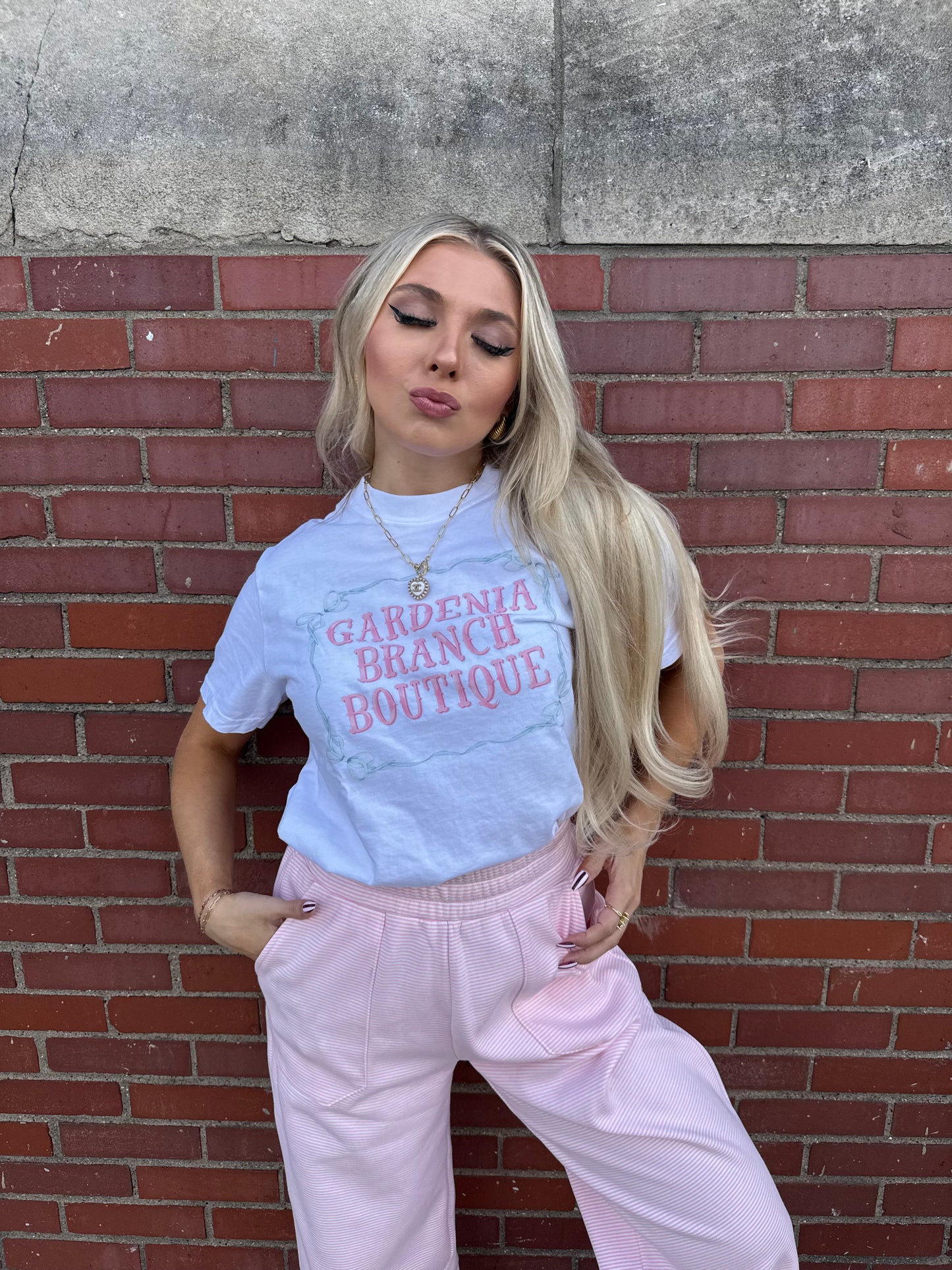 Gardenia Branch Coquette Core Tee