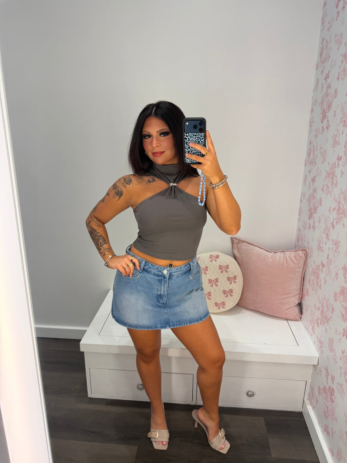 Heavenly Halter Ring Top