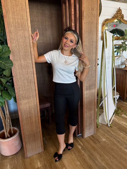 Paige Polka Casual Tee