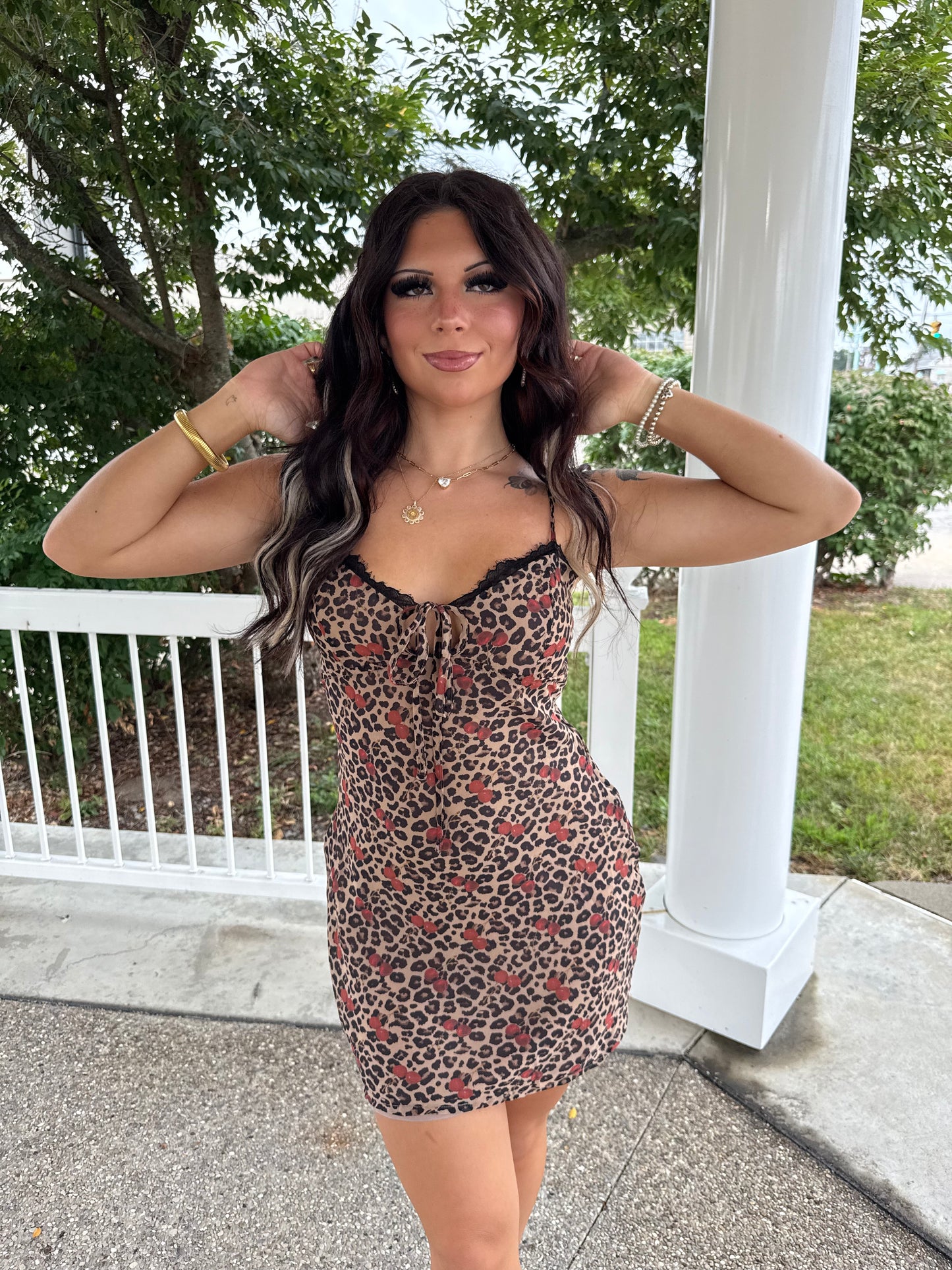 Cherry Kitty Mini Dress