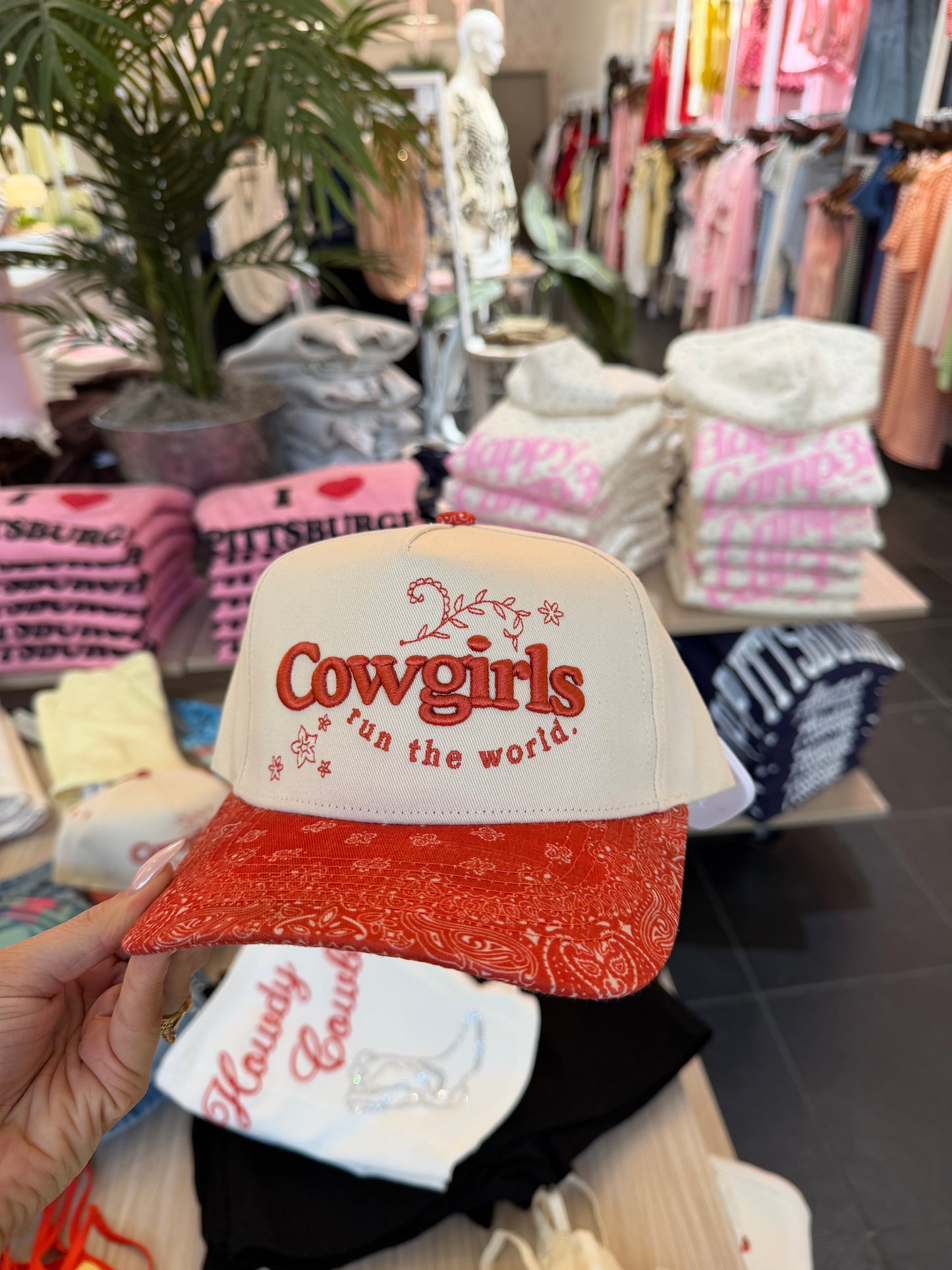Cowgirls Run The World Hat