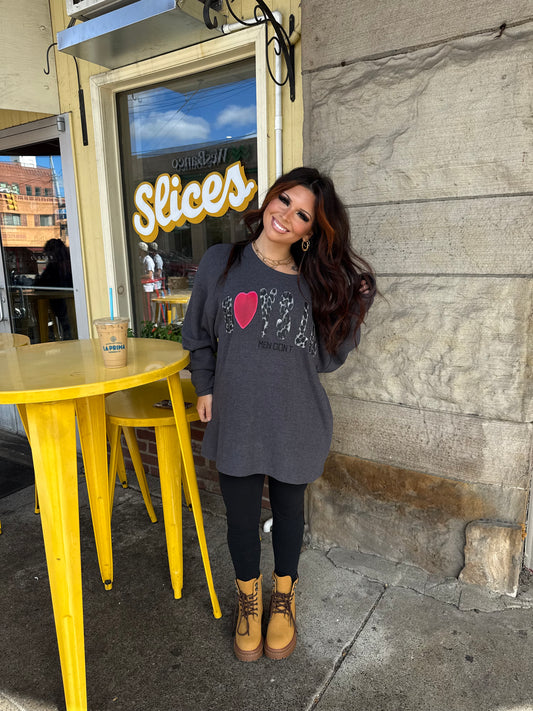 Boys Lie Caitlyn Coded Charcoal Crew