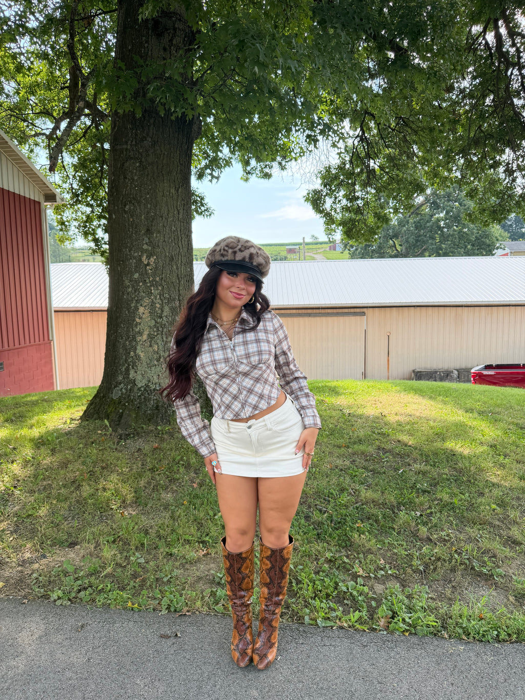 For The Fall, Plaid Top