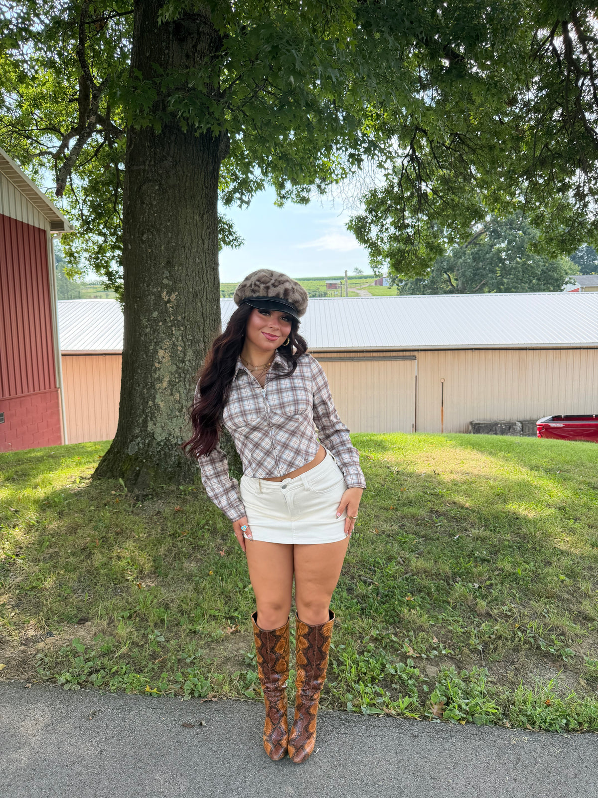 For The Fall, Plaid Top