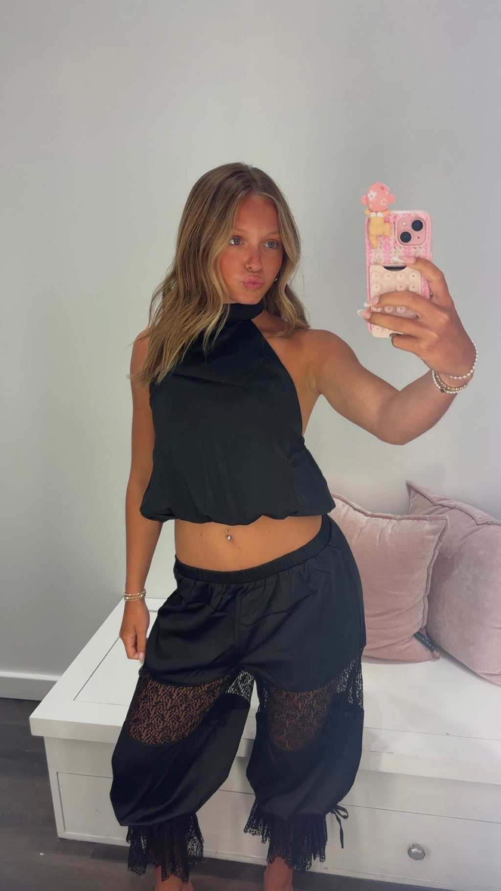 Baby Bloomer Tank in Black