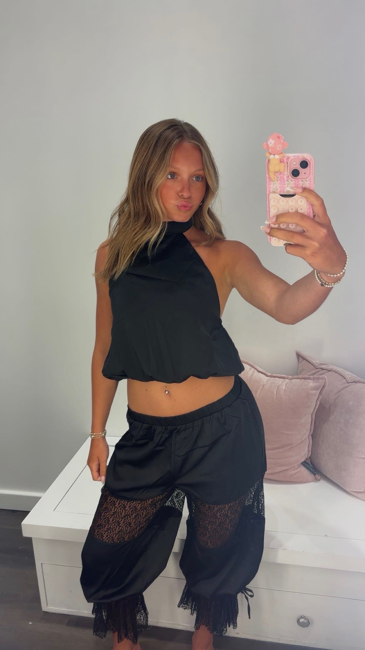 Baby Bloomer Tank in Black