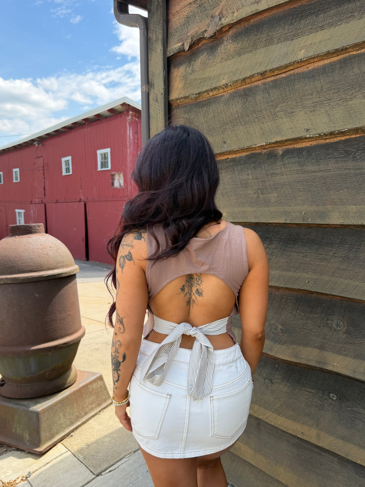 Best Of The Back Tank Mocha
