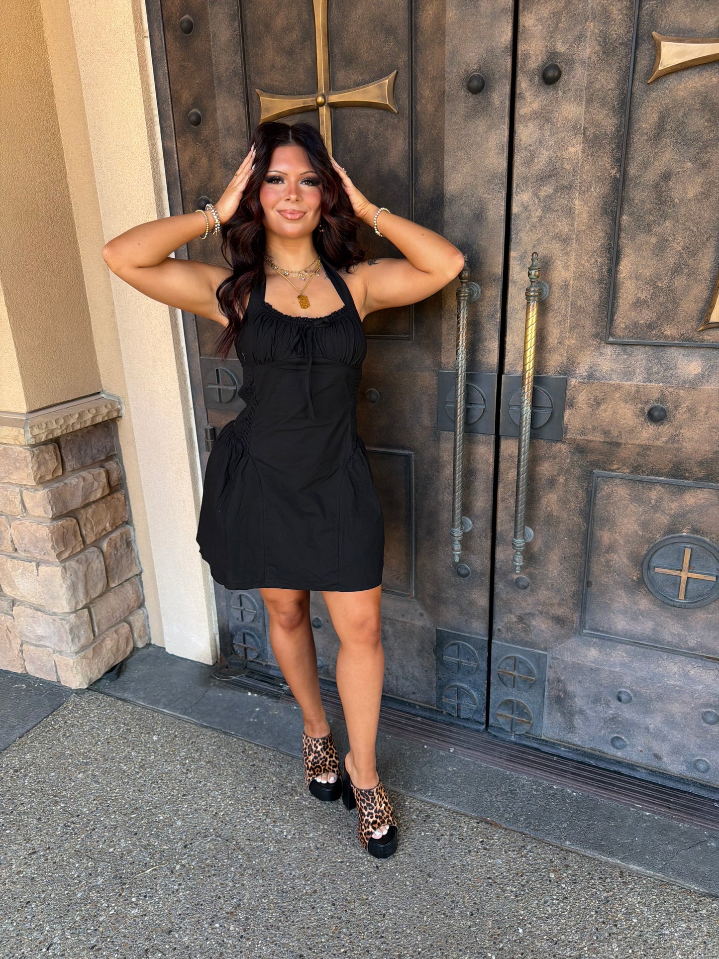 The Onyx Tie Dress