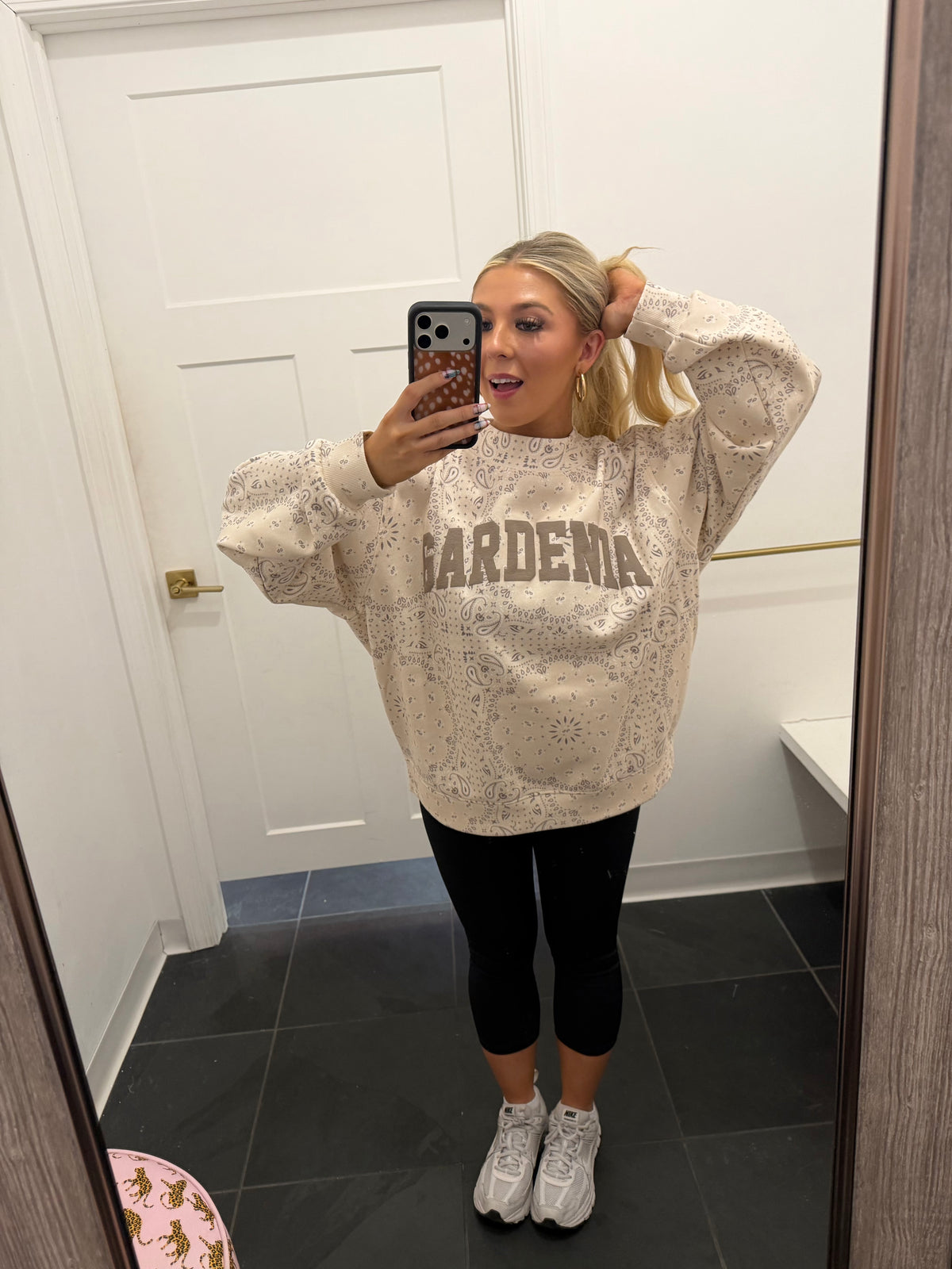 GARDENIA Bandana Mockneck