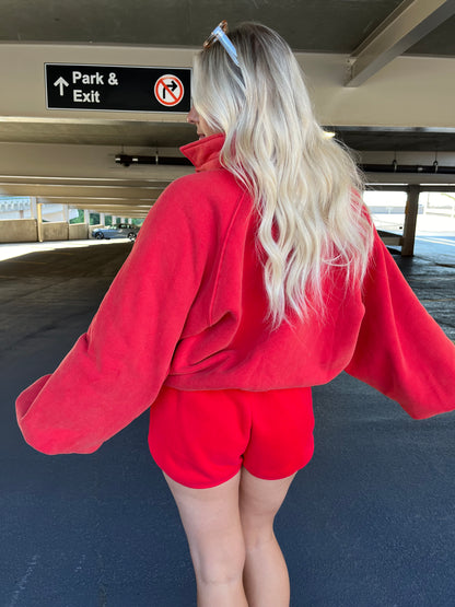 Piper Pullover in Red