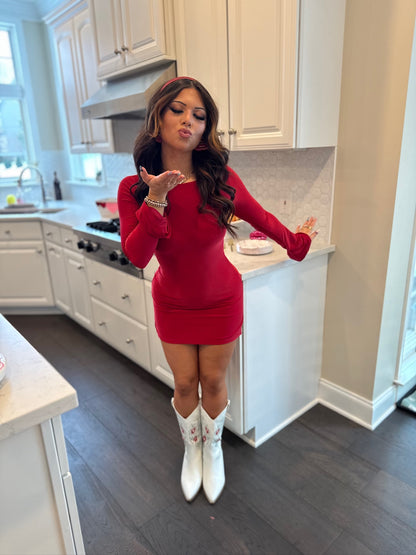 Date Night Classic Red Dress