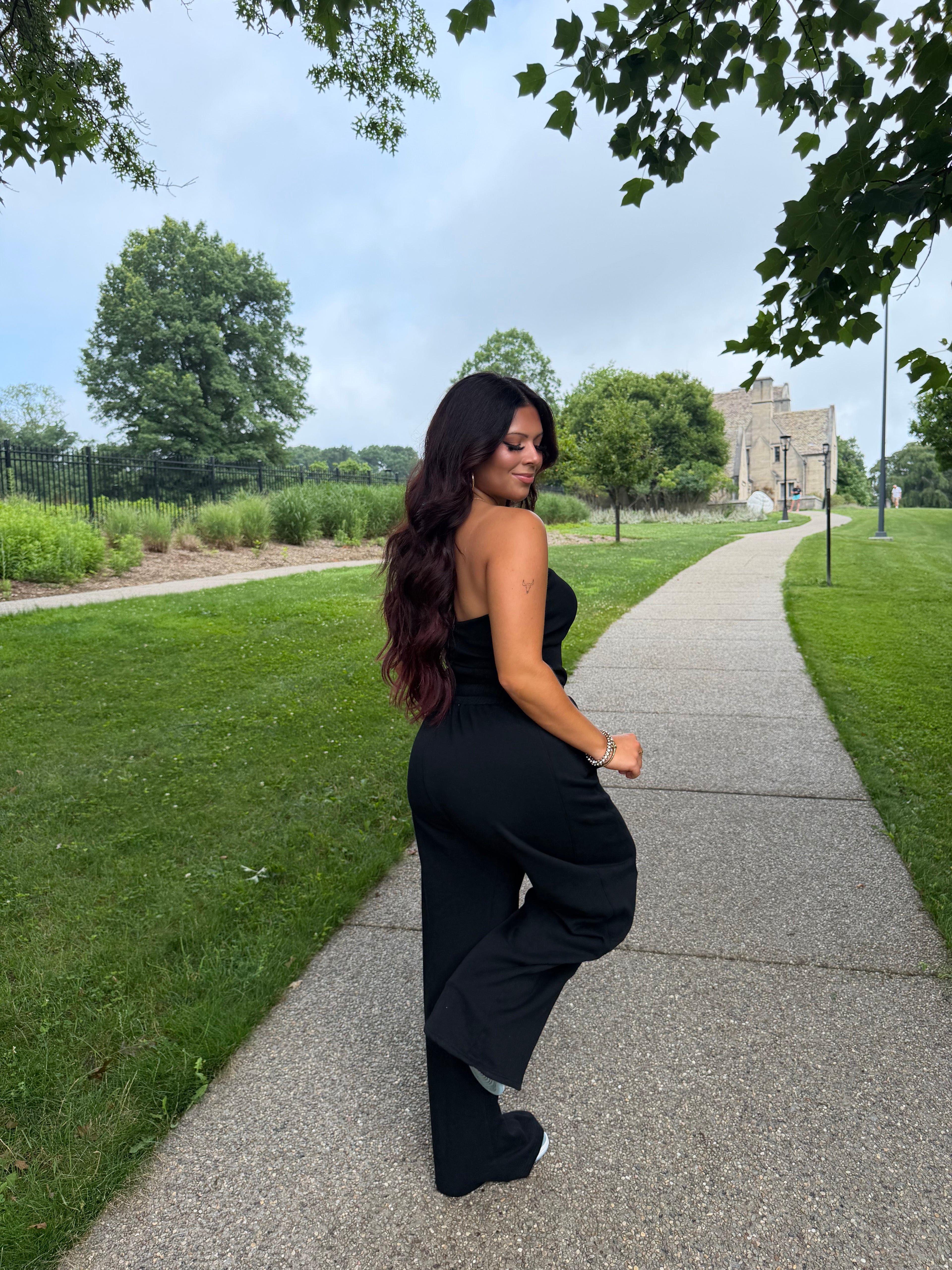 For The Errands Jumpsuit in Black