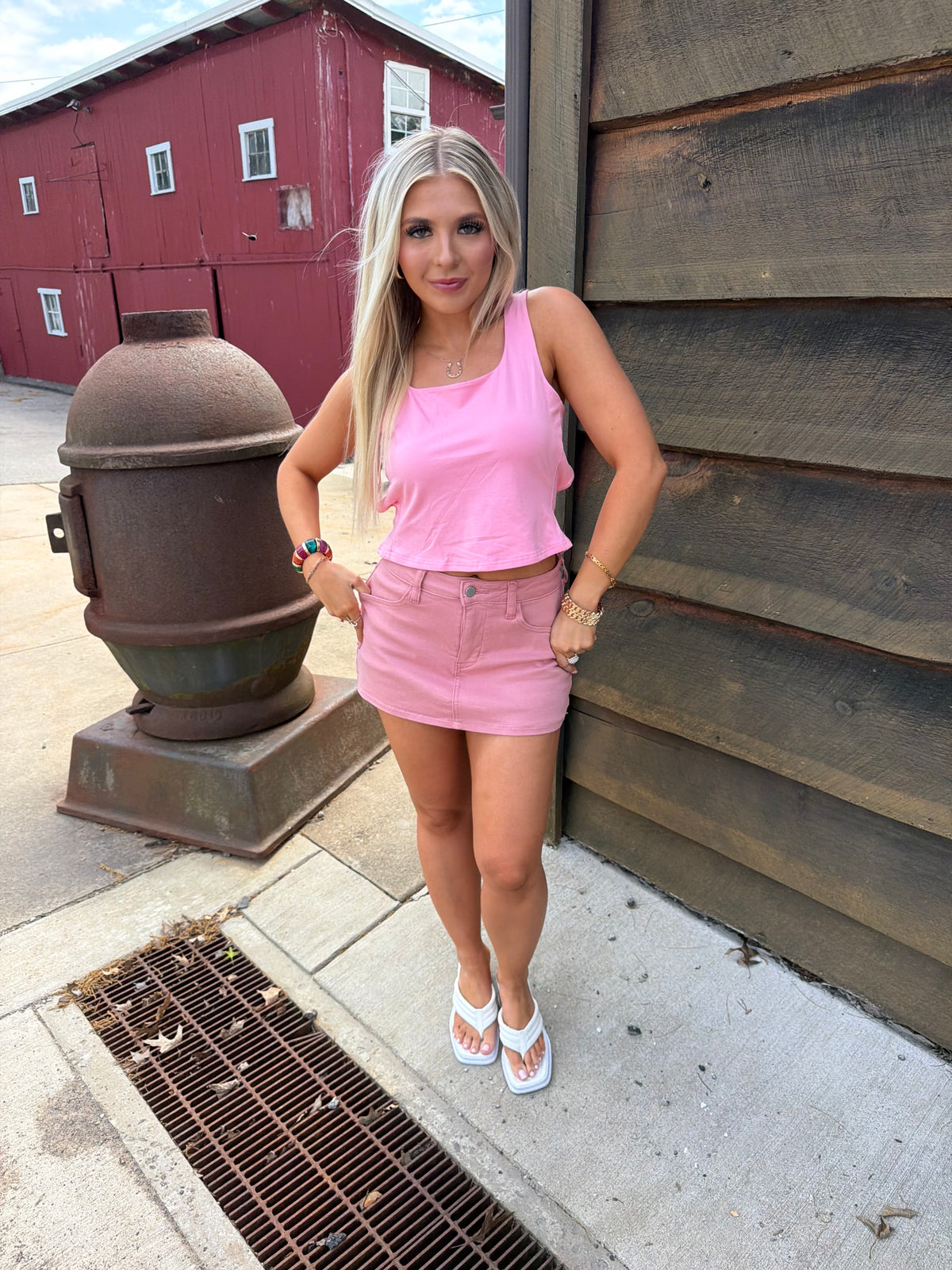 Best Of The Back Tank PINK