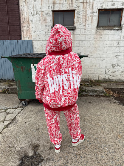 Boys Lie Red Manhunt Jacket