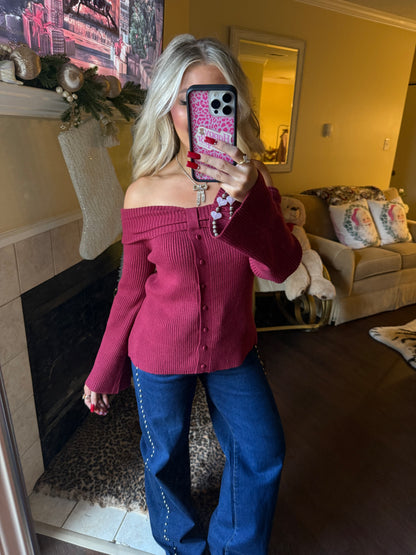 Studded Belle Denim in Dark