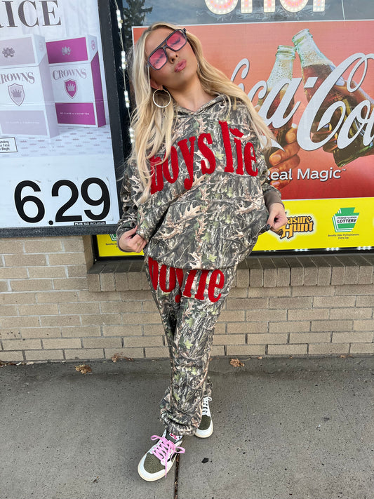 Camo Boys Lie Hoodie