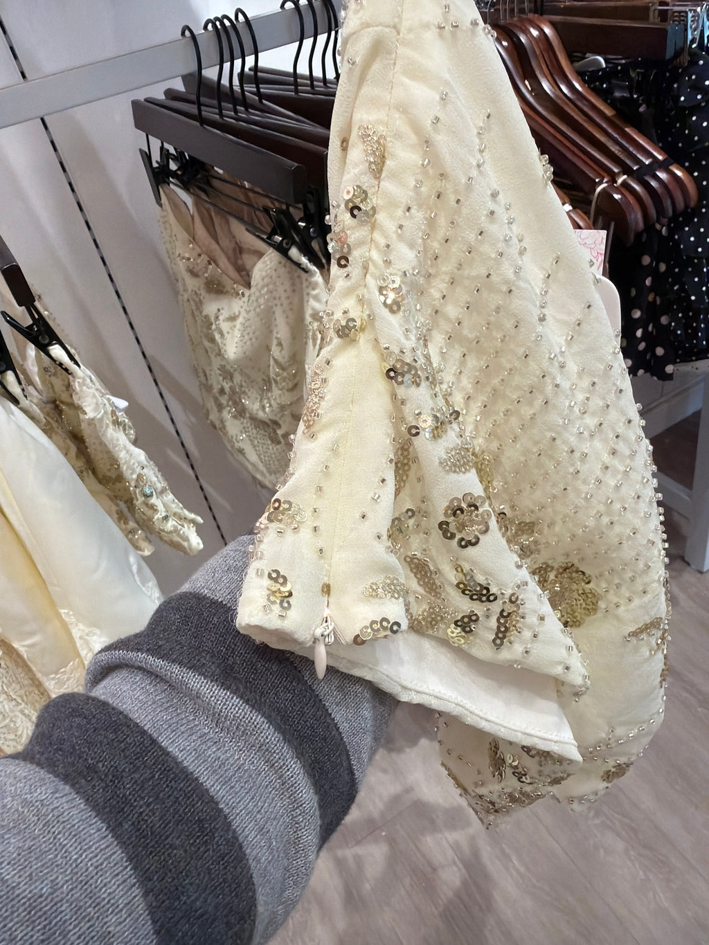 Ivory Rose Tube Top