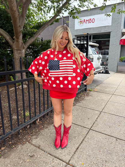 Patriotic Polka Tee