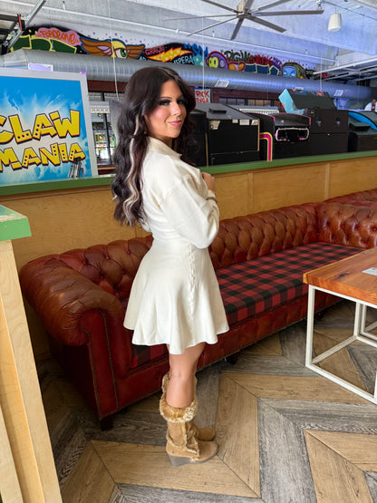 Isabel Ivory Sweater Dress