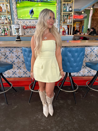 French Vanilla Cargo Dress