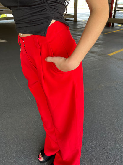 Briar Red Pants