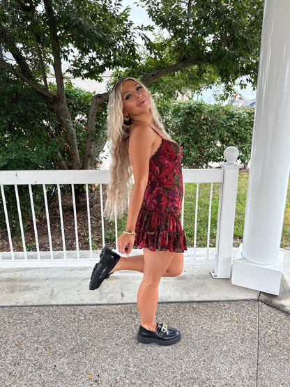 Fall Feelings Floral Dress