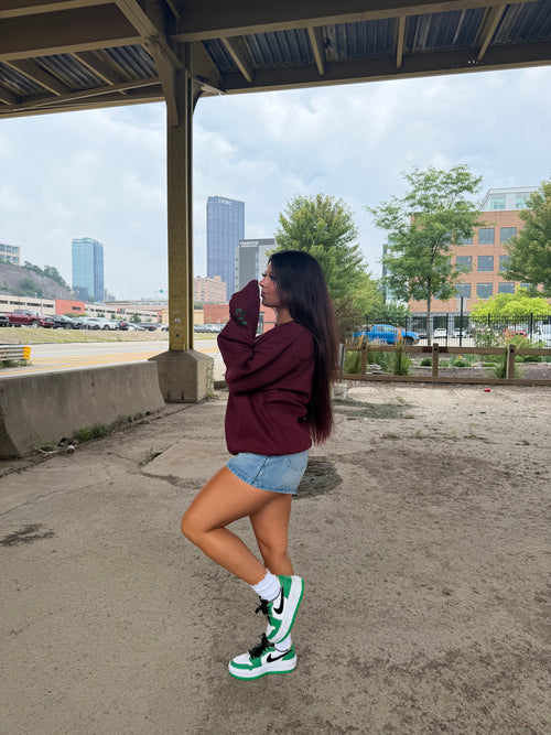 The Burgh 412 Crew Maroon/Green
