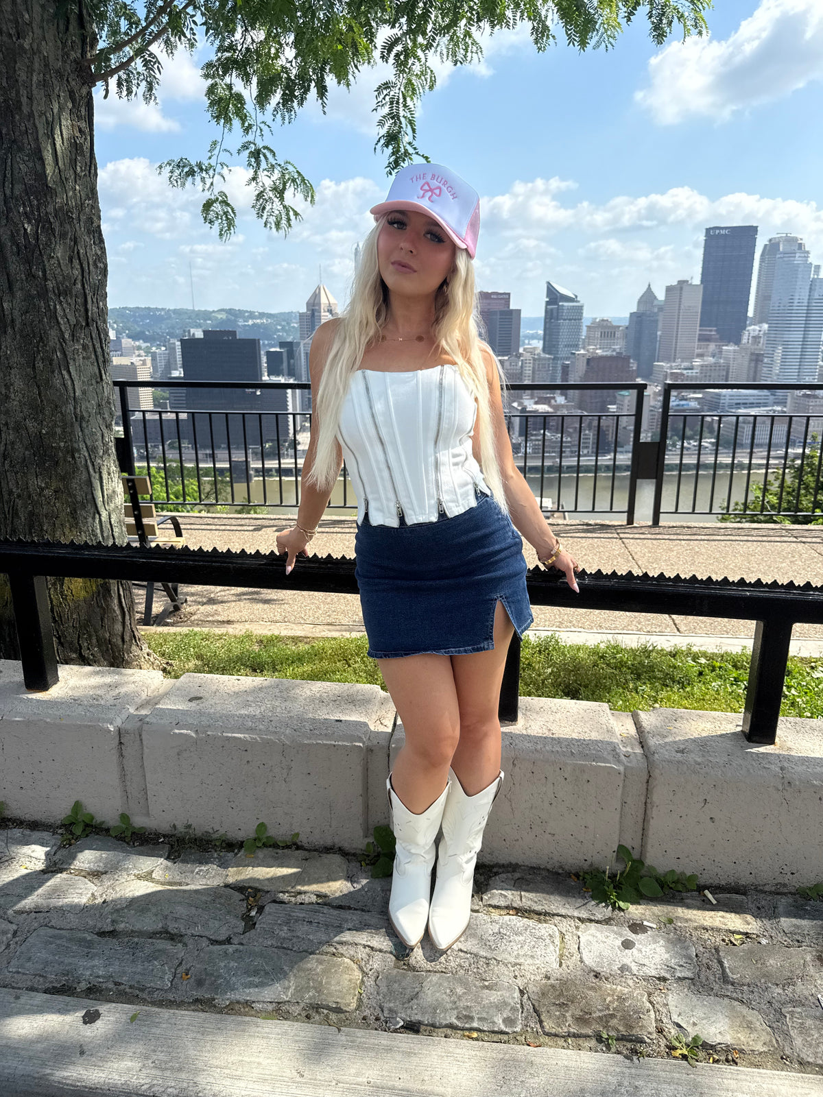 4x4xU Tube Top in White