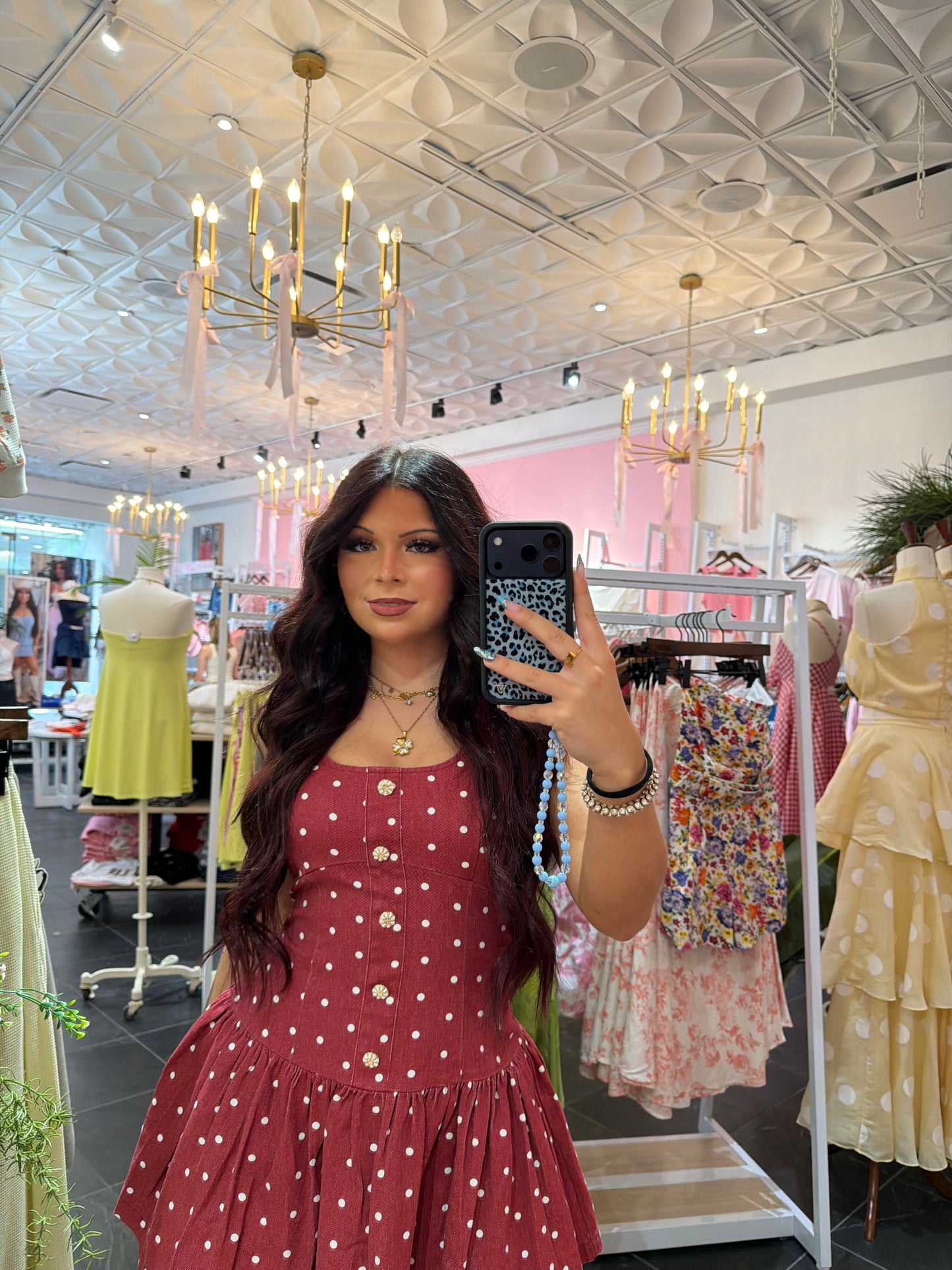 So Fab! Dress in Deep Red
