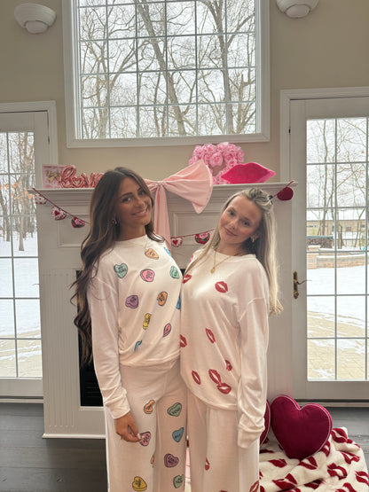 Candy Hearts Ivory Set (SOLD TOGETHER)