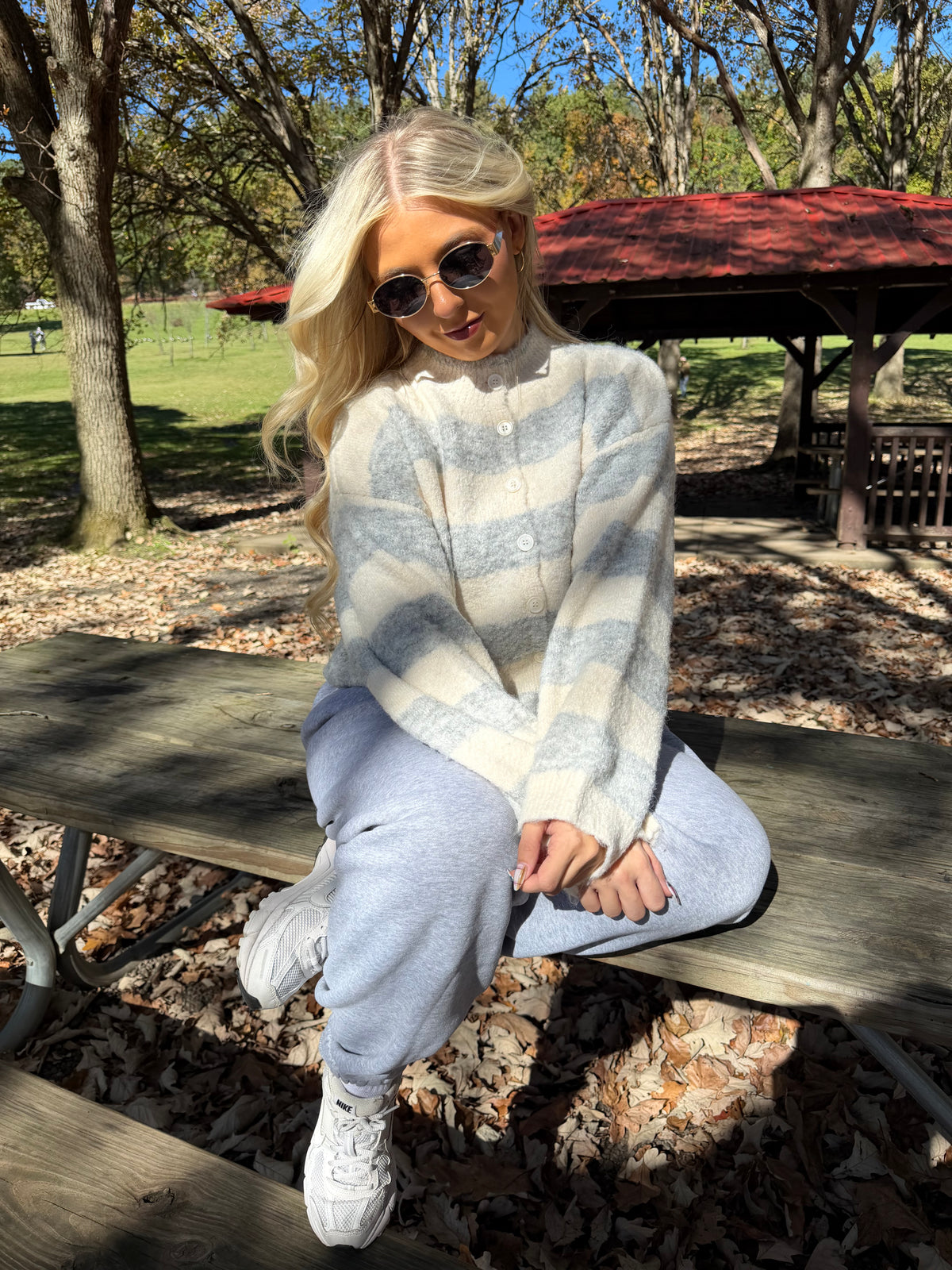 Made Well Cardigan in Grey