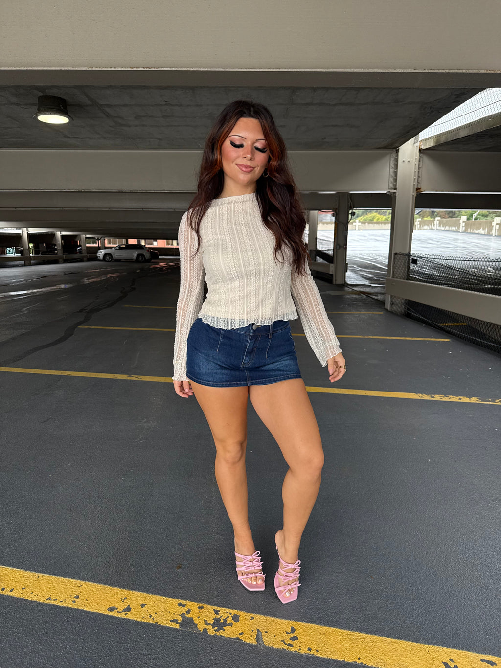 Deep Wash Mini Skort