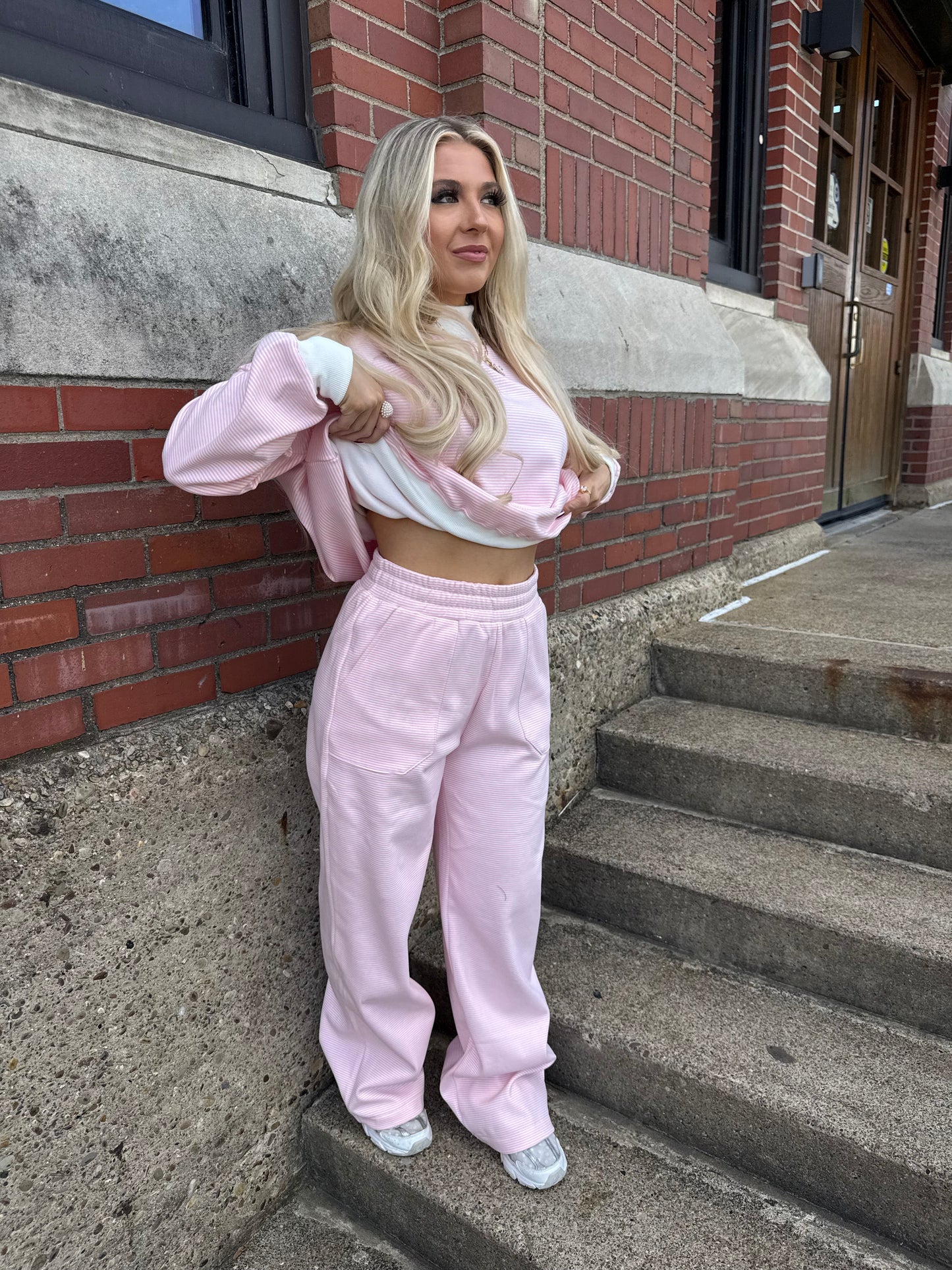 Pink Sugar Wide Leg Sweats
