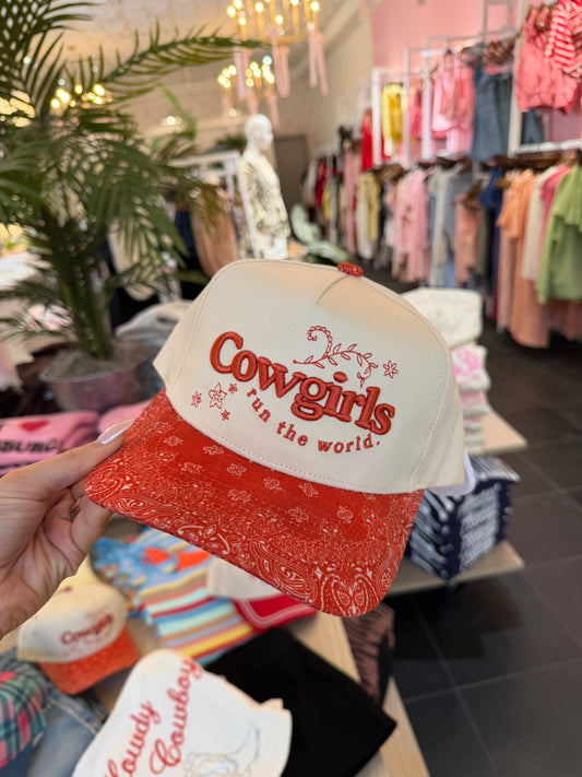 Cowgirls Run The World Hat