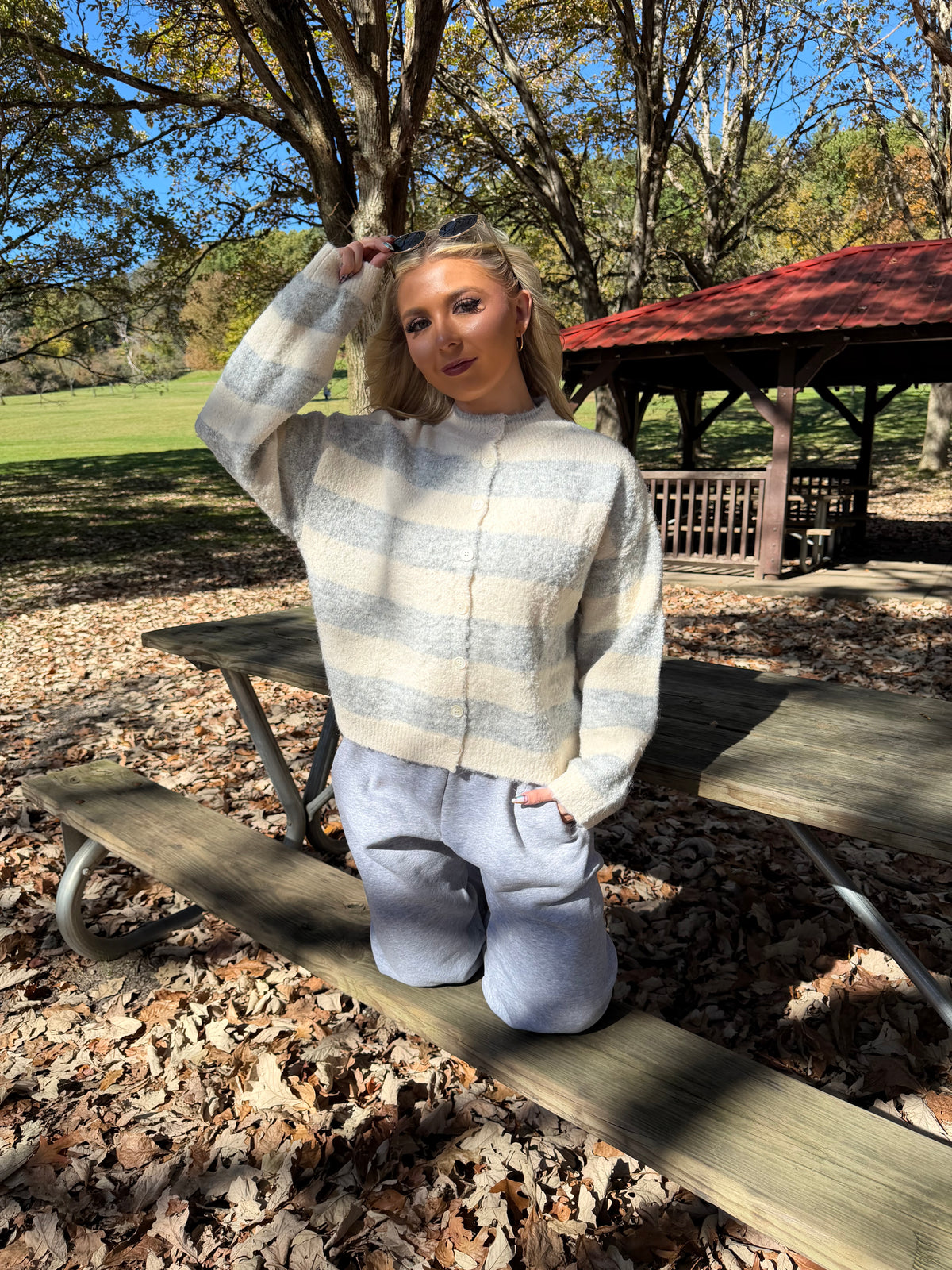 Made Well Cardigan in Grey