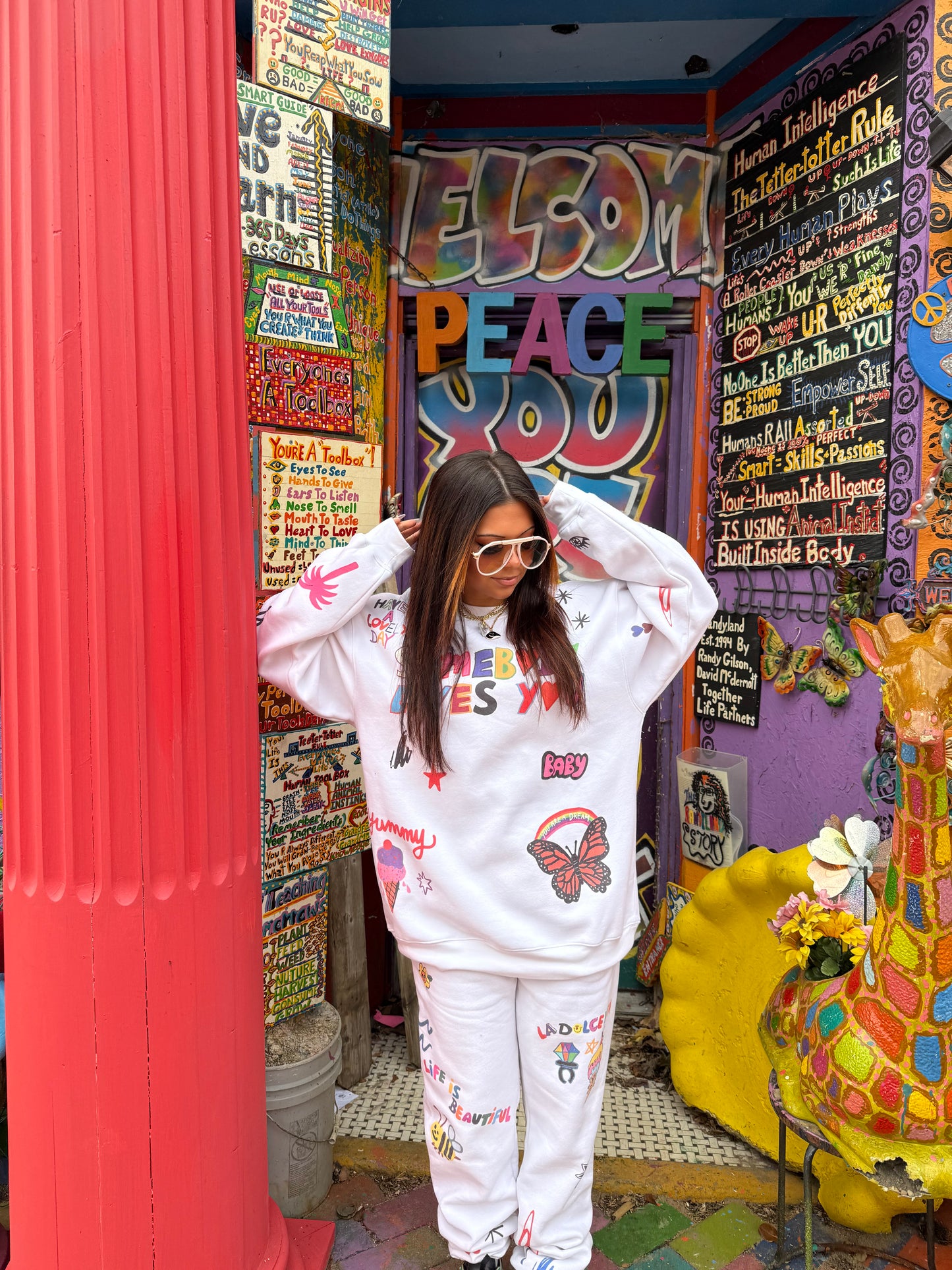 The Mayfair Group Somebody Loves You Crewneck