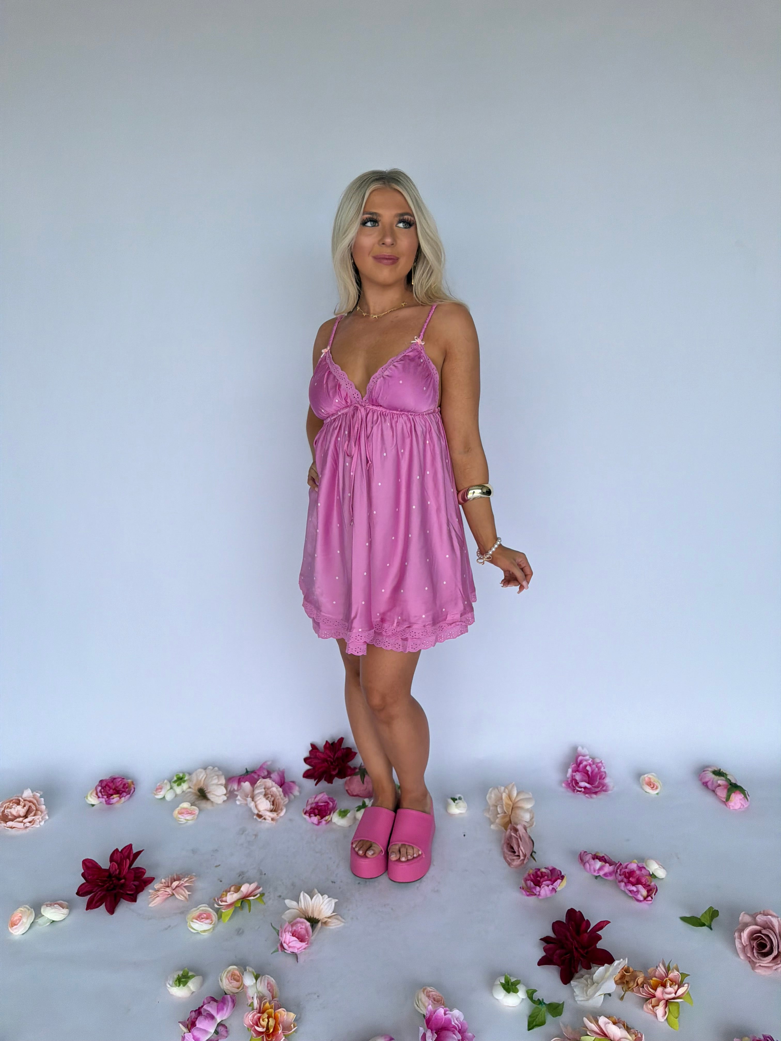 U + Me = <3 Dress in Pink FINAL SALE