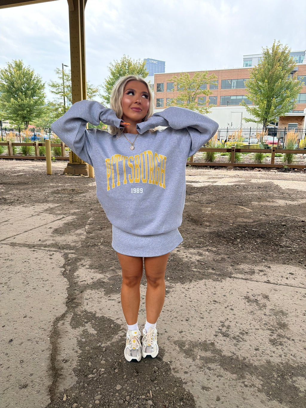 Pittsburgh 412 Crew Yellow/Grey