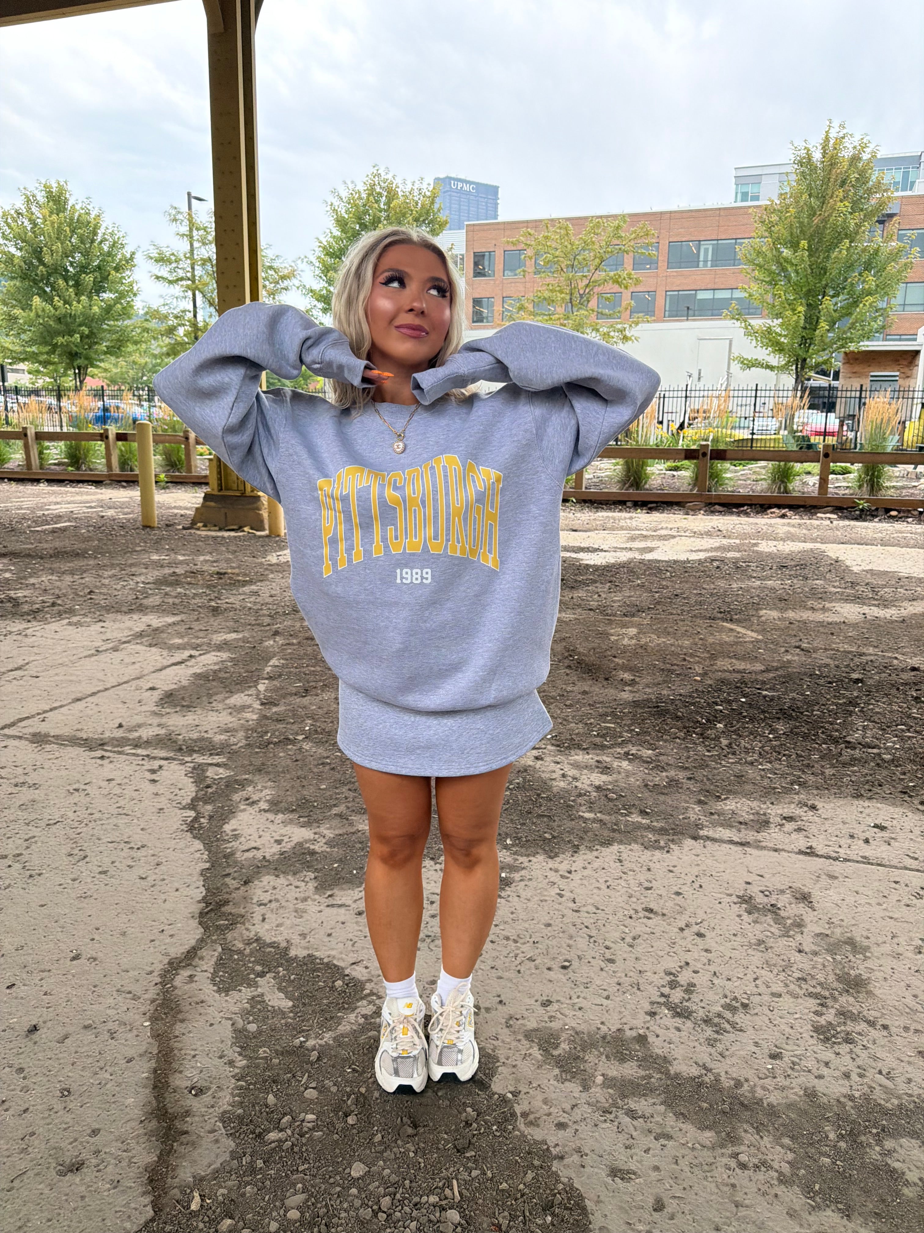 Pittsburgh 412 Crew Yellow/Grey