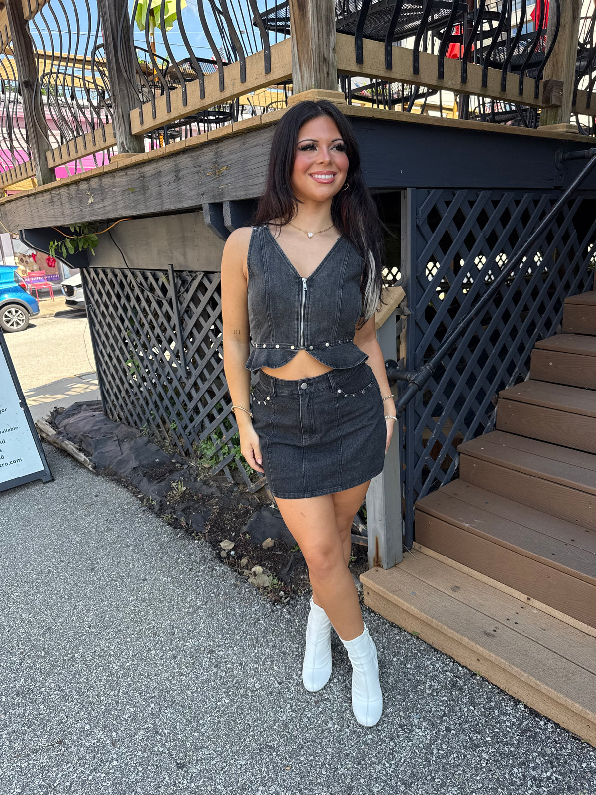 Denim Core Skirt