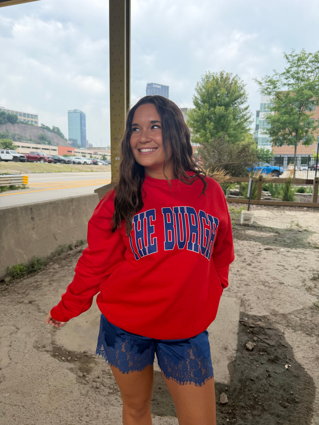 The Burgh 412 Crew Red/Blue